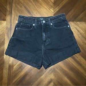 Wild Fable Black Highest Rise Mom Shorts !
